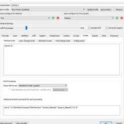Simplify3D Tilted Conveyor FDM Printer Post Processor