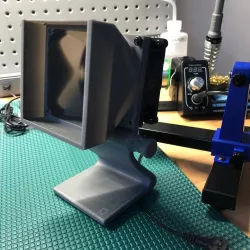 Solder Fume Extractor by Sneakypoo Scaled for 80mm Fan
