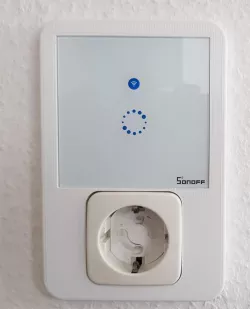Sonoff Touch meets Busch Jaeger Reflex