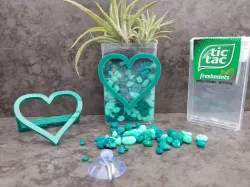 Tic Tac Mini Planter (Heart)