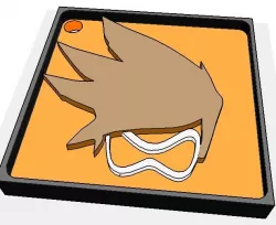 Tracer - Overwatch Keychain