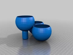 Tri-sphere planter