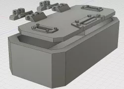 TRX-4 Top Door With Hinge and Container
