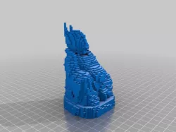 voxel bathman buddha