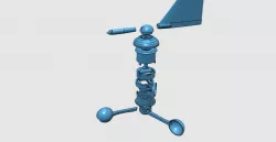 Windspeed and direction sensor