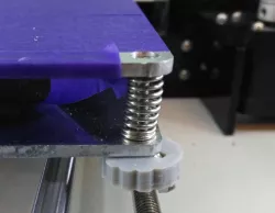 Wing Nut Grip for M3 screws (e.g. Anet A8 bed level screws)