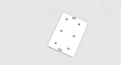 y carriage cr10 ,plate support