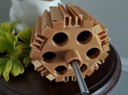 3D Printed Pulse Energizer For Radiant Energy (5.125" Diameter)