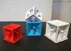 A 24 sided Die with 6 Sides? Tesseract inspired Die with 24 possible outcomes.