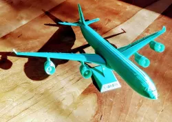 A340 1:200 single bed print