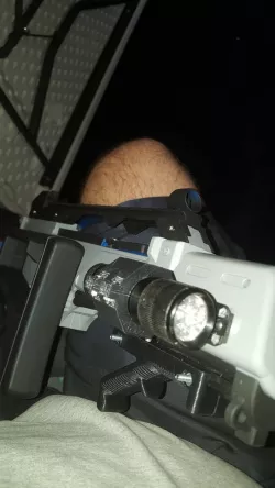 Airsoft Flashlight mount 28mm Flashlight