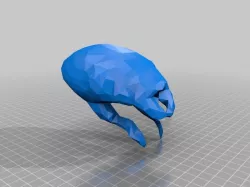 Ant Head - Low Poly