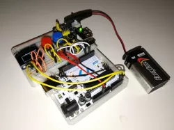 Arduino and breadboard holder