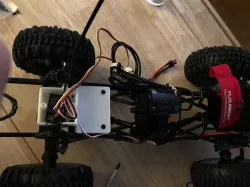 Axial SCX10 radio box and ESC mount