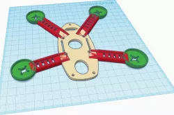 Based on Diatone 160mm Quad 4" prop