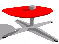 Bottom and legs for Jacobsen Egg chair by Deleven