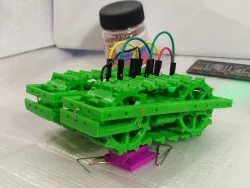 Caterpillar bot chassis.