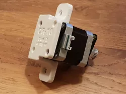 CR-10 Double X stepper damper bracket