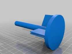 device for sticking stabilizers to space models