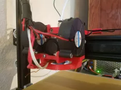 E3D v6 / J Head blower fan duct - 1x / 2x