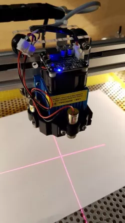 Eleksmaker A3 - Cross line laser holder