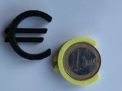 Euro sign calibration test + keyring