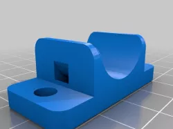 Extruder cable support for 200mm tube (Hypercube)