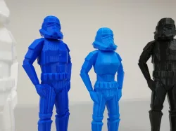 female stormtrooper lowpoly
