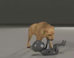 fetus trash dog
