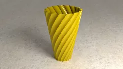 Fluted Vase