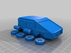 Futuristic Station Wagon "WagenCorps Jowett GC"
