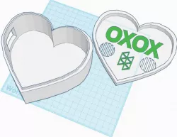 Holo-day St. Valentines Day Heart-Shaped Box