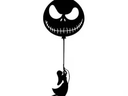 Jack Skellington and Sally flight