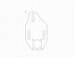 K40 Laser Head holder (Square) Laser Cut
