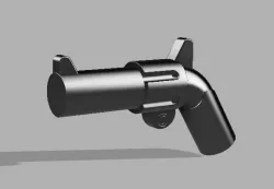 Lego Pistol Revolver