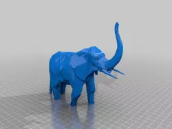 Low Poly Elephant