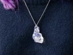 Low Poly Heart Necklace