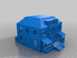 Model (hotell?) Building ~25-30mm scale(work in progress)