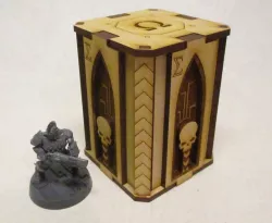 Necromunda Zone Mortalis compatible column for 3mm laser cut MDF