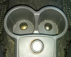 Pad for fiat panda cup holder
