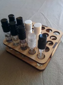 perfume sample holder