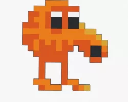 Pixelated Qbert