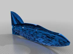Printable Plane Strix Goblin inspired Fuselage [Work in progress]