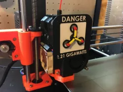 Prusa MK3 Rotation Indicator Flux Capacitor
