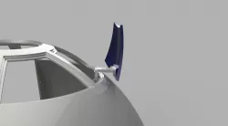 R2D2 Dome Pie Panel Hinge