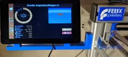 Raspberry Pi 7" Touchscreen Holder for Felix Printer