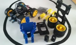 Rover / Car line follower. 4 wheel drive Smart Car Ardunio / NodeMCU (TT Motor 130motor Gear)