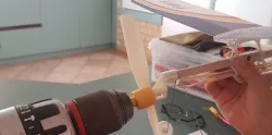 Rubber Plane Winder Drill Adapter