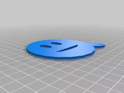 Smiley Coffee Schablone