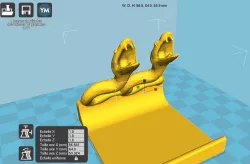 Snake smartphone stand